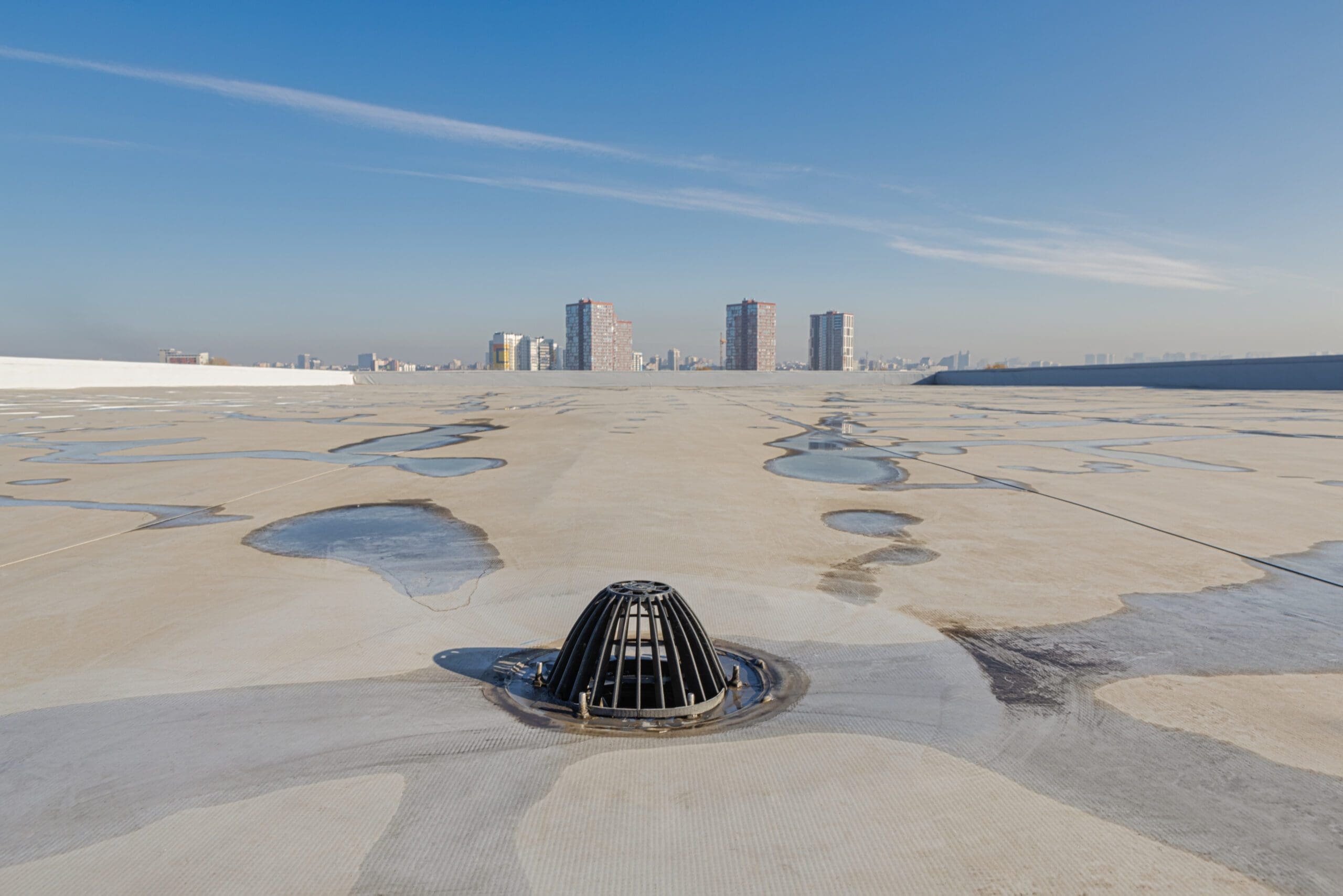 commercial roof drainage system